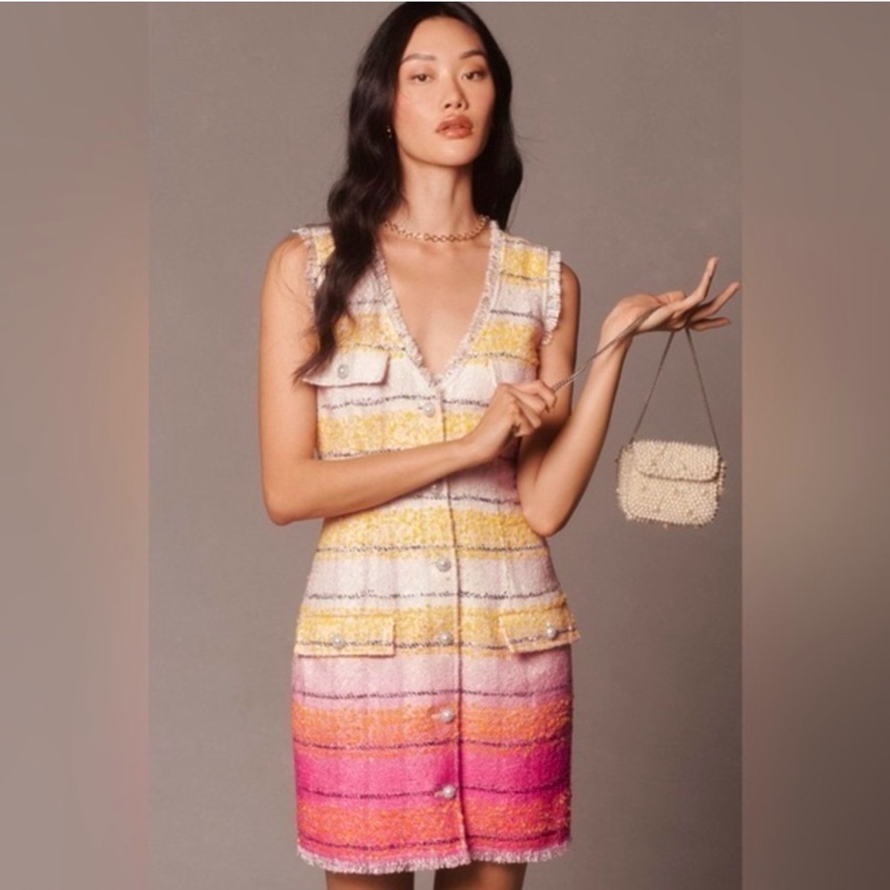 Maeve Anthropologie Tweed Dress